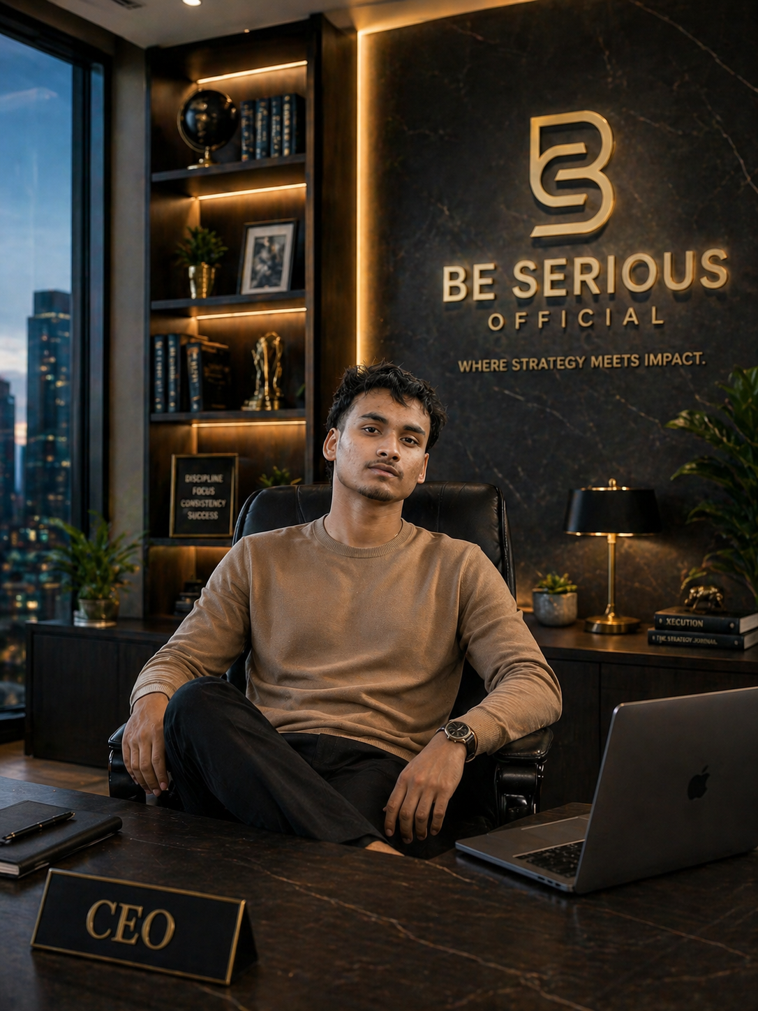 Gaurav — Co-Founder & CEO, BE SERIOUS OFFICIAL